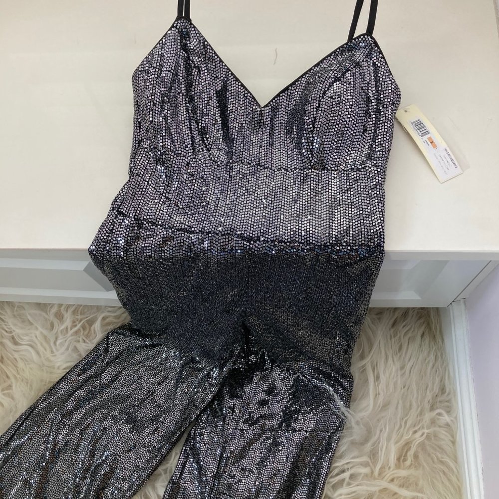 ELIZA J Embellished Wide Leg Jumpsuit - Picture 10 of 13